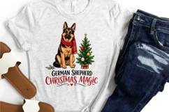 German Shepherd Christmas PNG, German Shepherd Christmas Product Image 3
