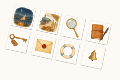 Famous Detective, iVntage 1930s Aesthetic Bookish Art Product Image 5