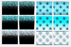 Glitter Snowflakes Tumbler, Winter Christmas Sublimation. Product Image 6