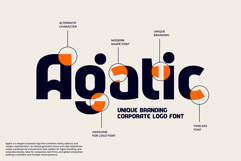 Agatic - Unique logo Corporate Font Product Image 5