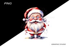Funny Santa Claus Clipart, Christmas Clipart Product Image 1