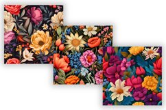 Abstracts Wildflowers Seamless Floral Pattern Set | JPG Product Image 5