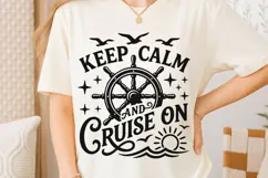 Keep Calm And Cruise On Svg, Family Cruise Svg. Product Image 6
