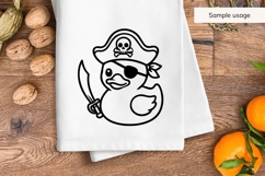 Pirate Baby Duck Illustration SVG Product Image 5