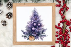 Lavender And Christmas Tree Sublimation Clipart Product Image 4