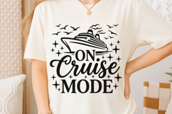 On Cruise Mood Svg, Cruise Ship Svg, Family Cruise Svg. Product Image 6