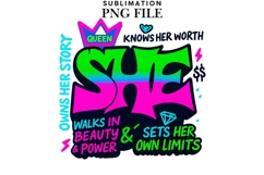 She motivational png design for T-shirts Product Image 1
