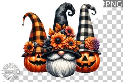 Halloween Gnome Sublimation - Clipart PNG Design Product Image 1