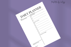 Daily Bliss Organizer Planner | Minimal Aesthetic Canva Product Image 5