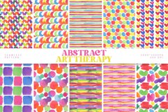 Abstract art therapy art Digital Paper Set - Scrapbook Paper Product Image 6