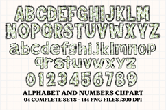 St patrick alphabet png clipart, st patrick letters doodle Product Image 5