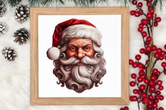 Vintage Black Santa Claus Sublimation Clipart, Santa PNG Product Image 4