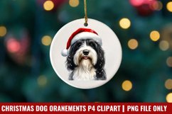 Breeds Of Christmas Dog Ornaments Clipart PNG Product Image 1