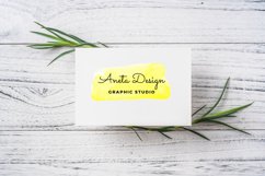 Set of 27 light yellow watercolor splashes Product Image 5