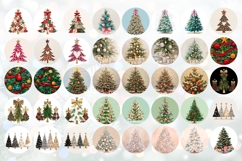 Mega Christmas Round Ornaments Bundle, Christmas Gift Tags Product Image 5