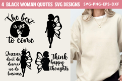 Black Woman Quotes SVG Product Image 1