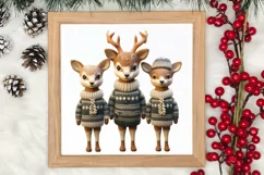 Christmas Family Animals Sublimation Clipart, Christmas PNG Product Image 4