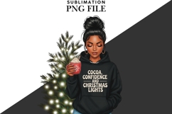 Christmas motivational women png design for T-shirts Product Image 2