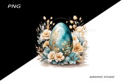 Easter Clipart, Easter Egg Clipart, Easter Bunny Png Product Image 1