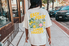 Easy Peasy Lemon Squeezy PNG, Preppy Coastal Summer Product Image 5