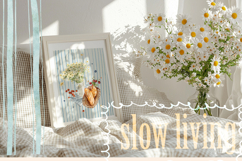 Slow living Clipart Frames Posters Product Image 6