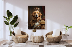 Royal Dogs King Portrait Wallart Product Image 5