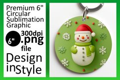 3D Snowman Tumbler Design Perfect for Winter Holidays Product Image 1