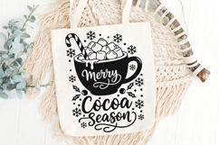 Merry Cocoa Season Svg, Hot Chocolate Svg, Cocoa Season Svg. Product Image 6