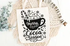 Merry Cocoa Season Svg, Hot Chocolate Svg, Cocoa Season Svg. Product Image 6