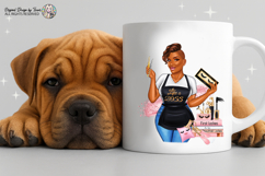 Black Lash Artist Woman PNG Boss Babe Beauty Sublimation PNG Product Image 5