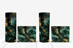 Green Marble Tumbler Template, Malachite Tumbler Designs Product Image 5