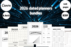 best simple 2026 dated planners bundle 4 Product Image 1