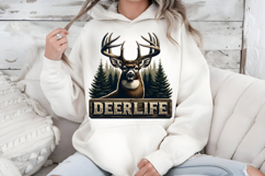 Deer Life PNG, Majestic Buck Hunting Sublimation Design Product Image 5