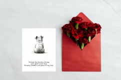 Digital download, Pet sympathy card, bulldog dog sympathy Product Image 7