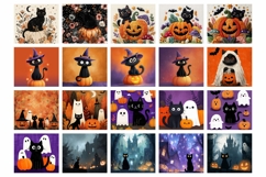 Halloween Black Cat Tumbler Bundle, Magic Tumbler Designs Product Image 5