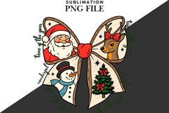 Christmas bow png design for T-shirts Product Image 2