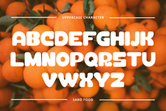 Saro Food - Bold Extrude Rounded Font Product Image 5
