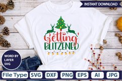Getting' Blitzened SVG Cut File Product Image 3
