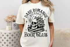 The Reader Club SVG PNG Skeleton Reader Gothic Book Lover Product Image 5