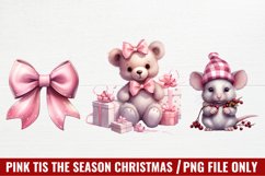 Pink Tis The Season Christmas Sublimation Product Image 1