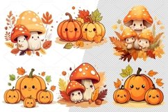30 cute autumn Sticker, Clipart autumn Decor, PNG Product Image 5