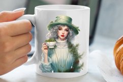 Cozy Green christmas Clipart Sublimation, Christmas PNG Product Image 5