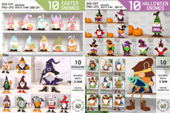 3D Gnome Mega Bundle Laser cut. Holiday gnomes decorations Product Image 3