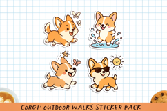The Corgi Life Mega Sticker Bundle. PNG. Product Image 13