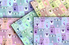 Cat Collage Straight Tumbler 20oz Sublimation Product Image 2