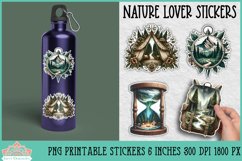 Nature Lover Printable Stickers | Hiking &amp; Camping Stickers Product Image 3