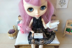 Miniature tissue box making tutorial origami paper dollhouse Product Image 5