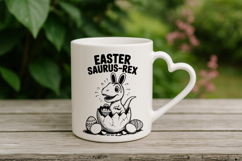 Easter Saurus-rex Easter Day SVG Design Product Image 5