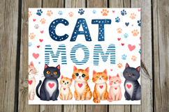 Cat lovers | 4 Skinny tumbler sublimation designs PL Product Image 5