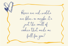 Whimsical Handwritten Style - Bonjour Amour Product Image 6